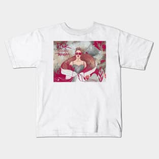 Woman Beautiful trauma Kids T-Shirt